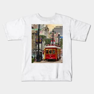 New Orleans Red Streetcar Kids T-Shirt